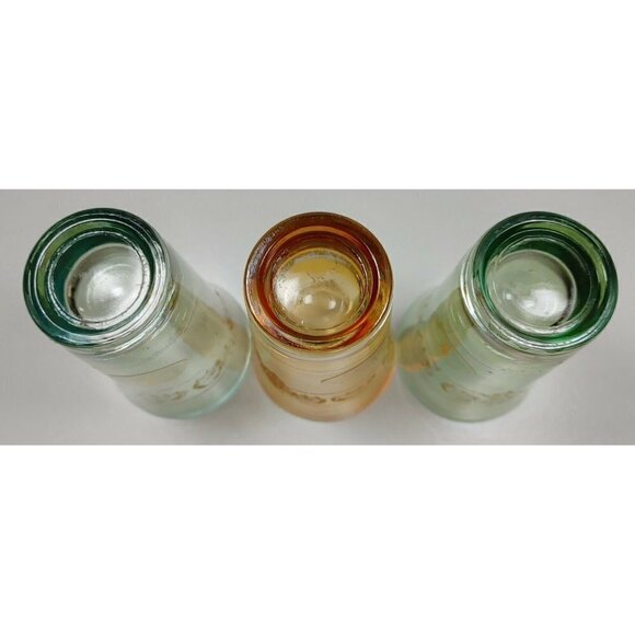 Lot Of 3 J. Preziosi Lavorato A Mano Orange Green Italian Art Shot Glasses VTG - Picture 6 of 11